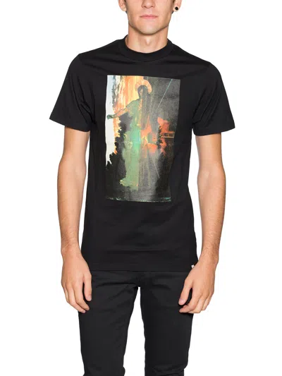 Facetasm Printed T-shirt In Black