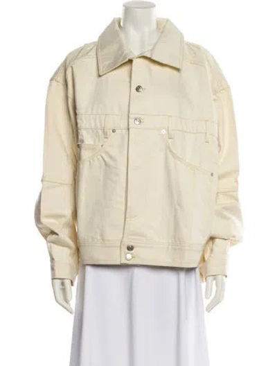 Pre-owned Facon Jacmin Jacket W/ Tags In Neutral