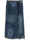 Facon Jacmin Jellie Maxi Skirt In Blue