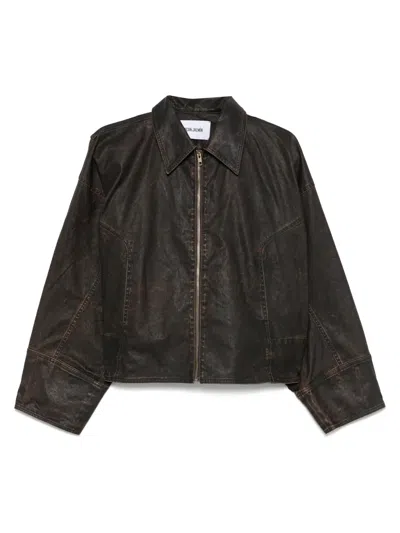 Facon Jacmin Macfly Jacket In Brown
