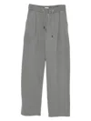 Facon Jacmin Paola Flap-pocket Trousers In Gray
