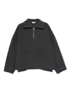 Facon Jacmin Sool Sweatshirt Mit Kurzem Reissverschluss In Gray