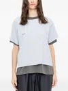 Facon Jacmin Thoai Mirror Double T-shirt In Blue