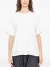 Facon Jacmin Thoai Mirror Double-layer T-shirt In White