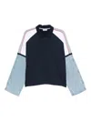 Facon Jacmin Top Poloshirt Mit Jeanseinsätzen In Blue