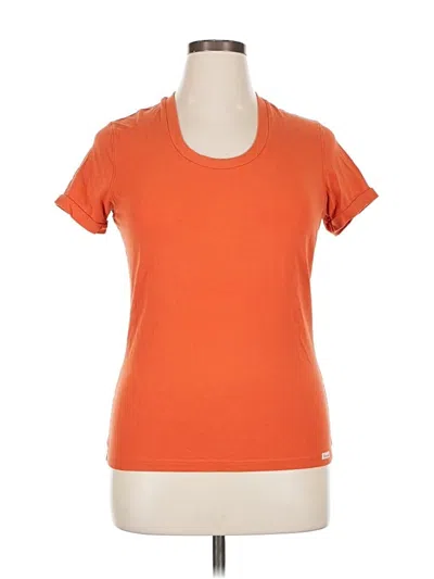 Pre-owned Façonnable Active T-shirt In Orange