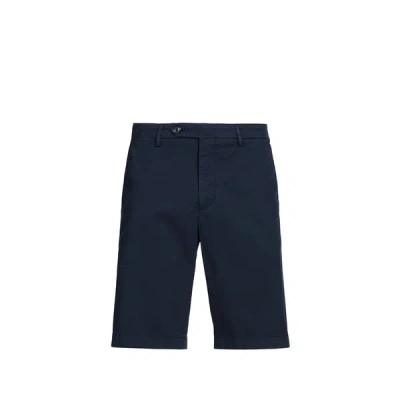 Façonnable Bermuda Chino En Coton Mélangé In Blue