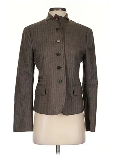 Pre-owned Façonnable Blazer Jacket In Brown