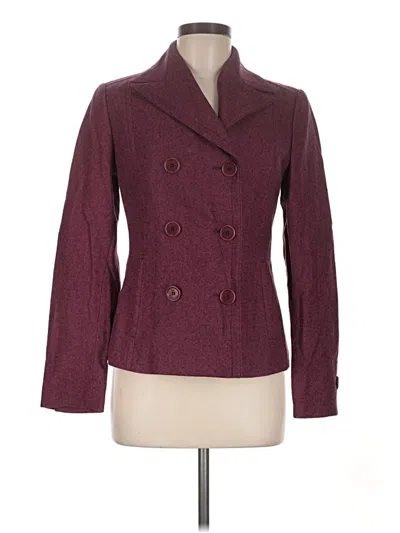 Pre-owned Façonnable Blazer Jacket In Burgundy