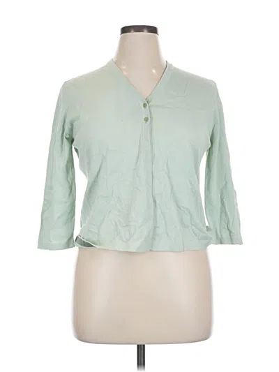 Pre-owned Façonnable Cardigan Sweater In Green