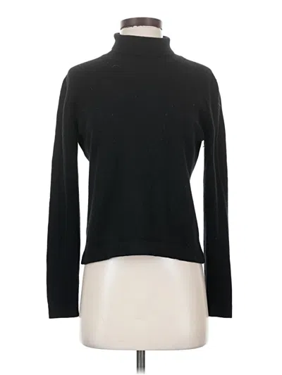 Pre-owned Façonnable Cashmere Pullover Sweater In Black