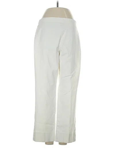 Pre-owned Façonnable Casual Pants In Ivory