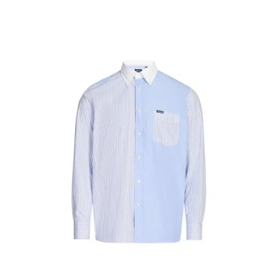 Façonnable Chemise En Coton In Blue