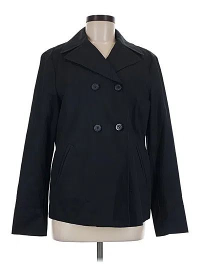 Pre-owned Façonnable Coat In Black