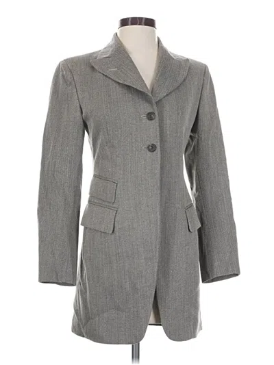 Pre-owned Façonnable Coat In Gray