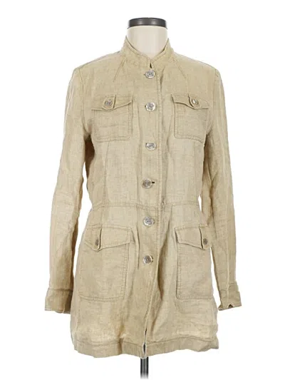 Pre-owned Façonnable Coat In Tan