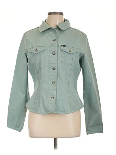 Pre-owned Façonnable Denim Jacket In Teal