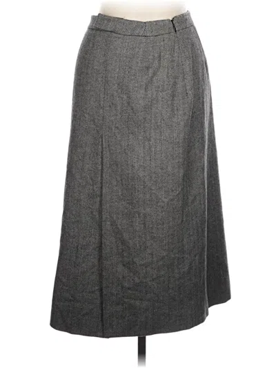 Pre-owned Façonnable Formal Skirt In Gray