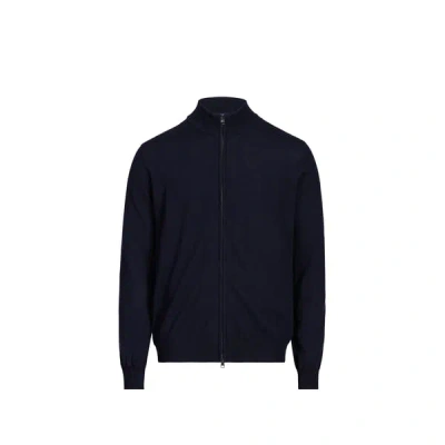 Façonnable Gilet En Laine Mérinos In Blue