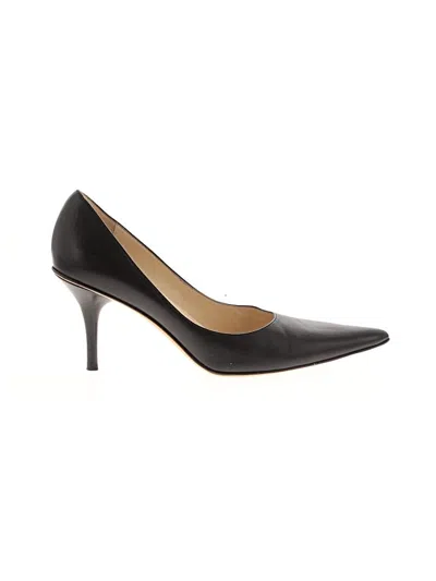 Pre-owned Façonnable Heels In Black