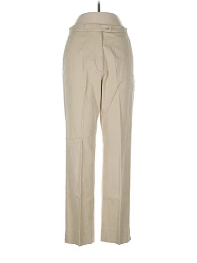 Pre-owned Façonnable Khaki Pant In Brown