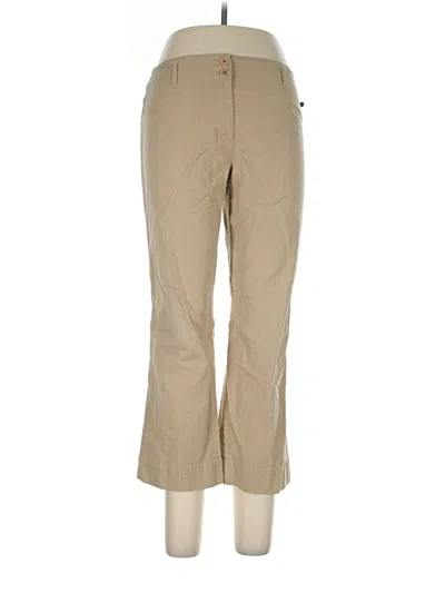 Pre-owned Façonnable Khaki Pant In Tan
