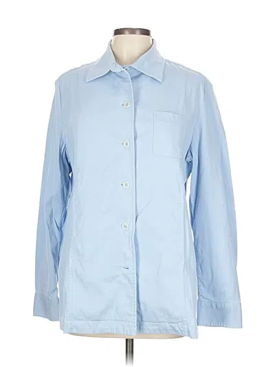 Pre-owned Façonnable Long Sleeve Button Down Shirt In Blue