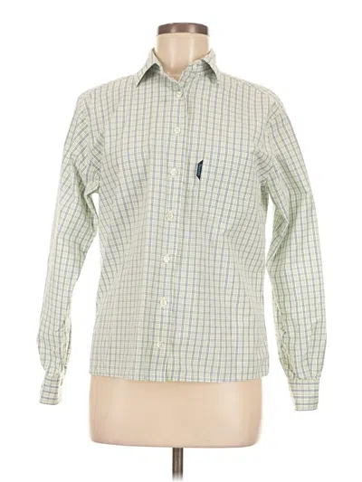 Pre-owned Façonnable Long Sleeve Button Down Shirt In Green