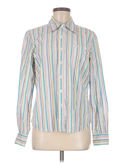 Pre-owned Façonnable Long Sleeve Button Down Shirt In Ivory