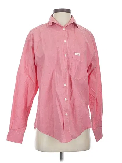 Pre-owned Façonnable Long Sleeve Button Down Shirt In Pink