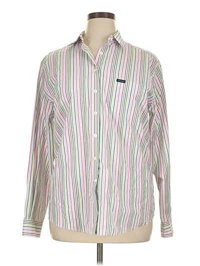 Pre-owned Façonnable Long Sleeve Button Down Shirt In White
