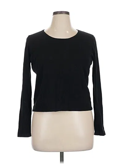 Pre-owned Façonnable Long Sleeve T-shirt In Black