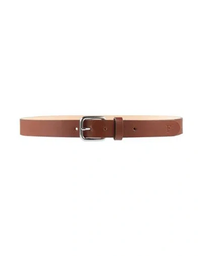 Façonnable Man Belt Brown Size 42 Cow Leather