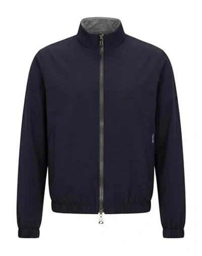 Façonnable Man Jacket Midnight Blue Size S Polyamide