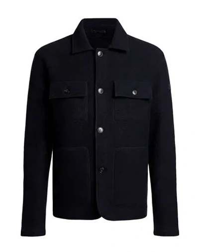 Façonnable Man Jacket Midnight Blue Size S Wool
