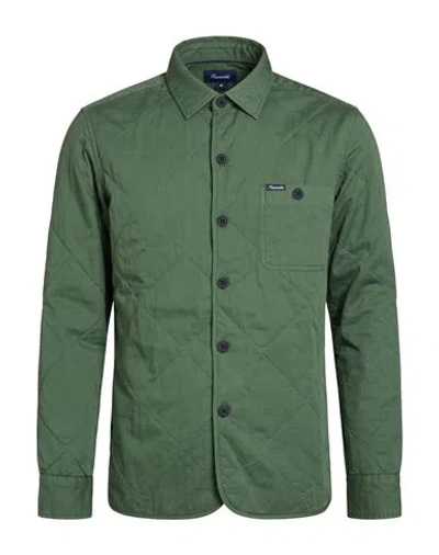 Façonnable Man Puffer Military Green Size L Cotton