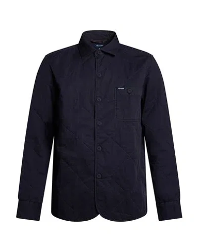Façonnable Man Puffer Navy Size S Cotton In Multi