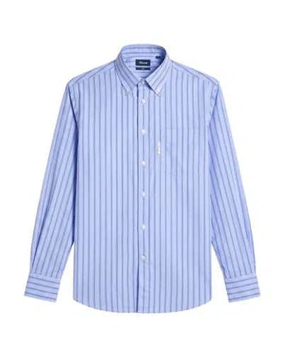 Façonnable Man Shirt Light Blue Size S Cotton