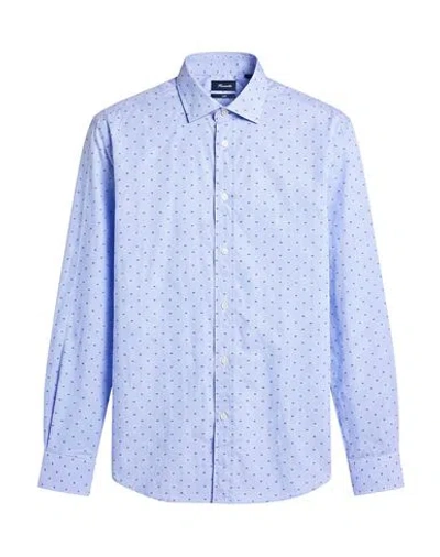 Façonnable Man Shirt Light Blue Size S Cotton