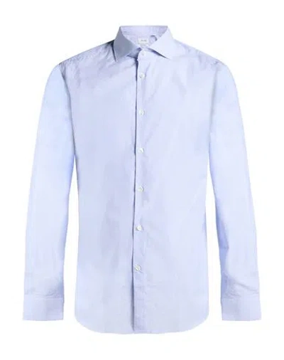 Façonnable Man Shirt Sky Blue Size 18 Cotton