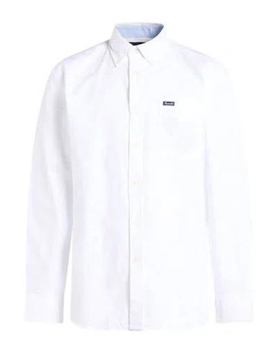 Façonnable Man Shirt White Size S Cotton
