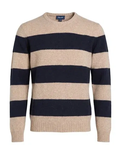 Façonnable Man Sweater Beige Size S Lambswool In Neutral