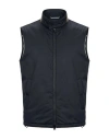 Façonnable Man Vest Midnight Blue Size S Polyester In Blue