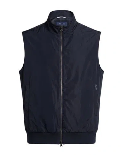 Façonnable Man Vest Midnight Blue Size S Polyester