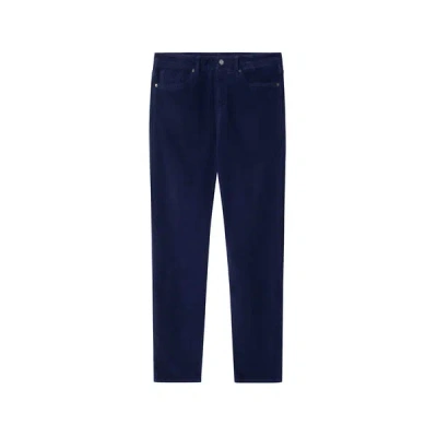 Façonnable Pantalon En Velours Côtelé In Blue