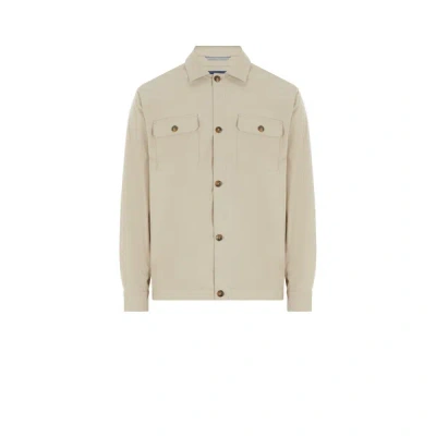 Façonnable Shacket In Neutral