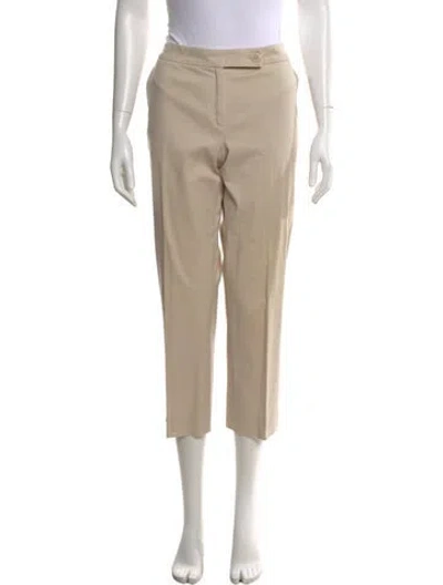 Pre-owned Façonnable Straight Leg Pants In Neutral