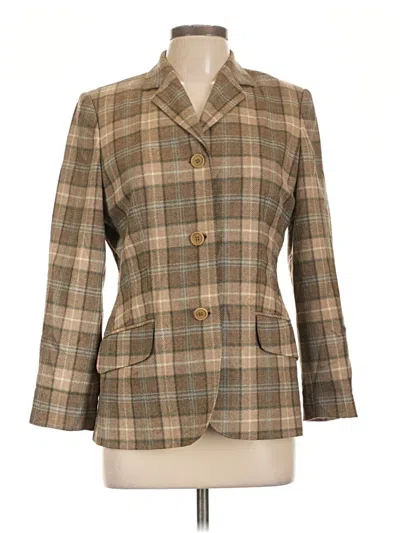 Pre-owned Façonnable Wool Blazer Jacket In Brown
