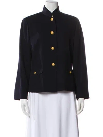 Pre-owned Façonnable Wool Jacket In Black