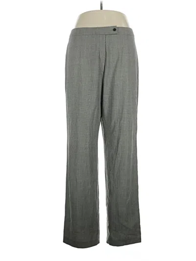 Pre-owned Façonnable Wool Pants In Gray